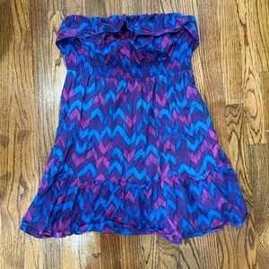 Strapless herringbone design dress size women’s L (11-13